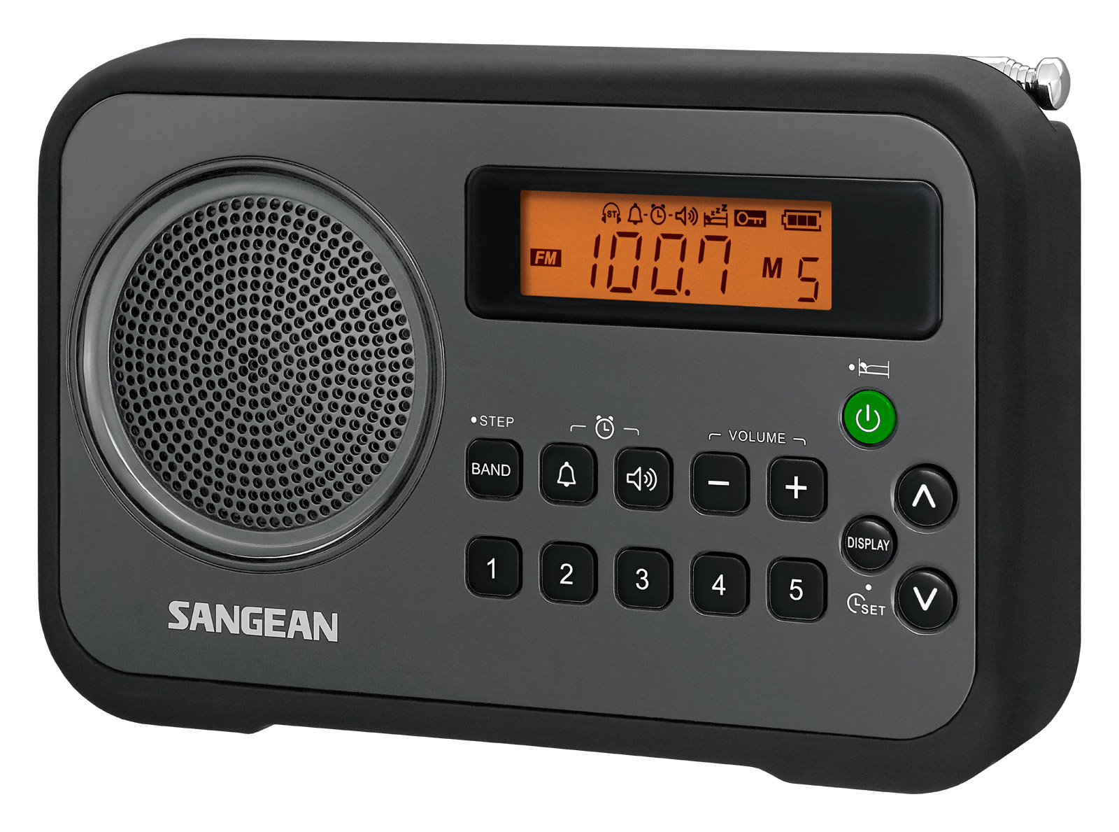 Radio portable à syntonisation numérique AM / FM Stéréo PR-D18 - PR-D18BK - Sangean