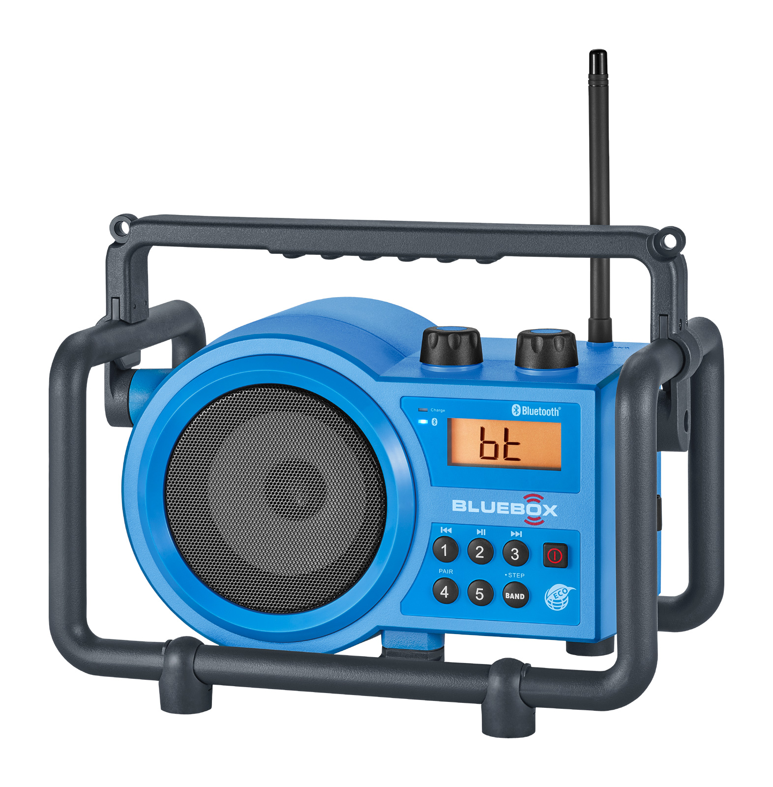Radio ultra robuste AM / FM / AUX / Bluetooth Rechargeagle BB-100 BlueBox