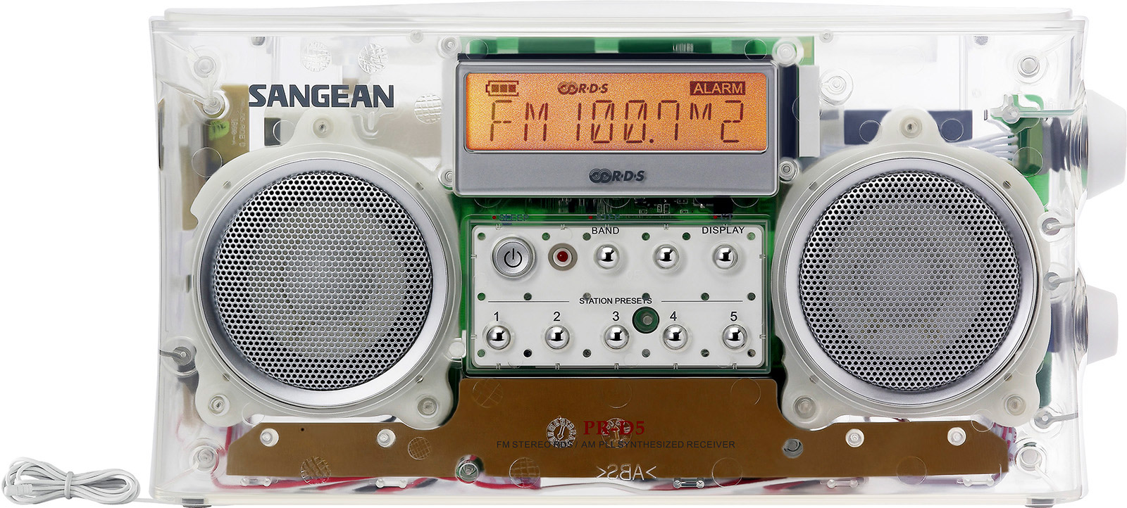 Radio portable AM / FM - Stéréo RBDS PR-D5 - PR-D5CL - Sangean