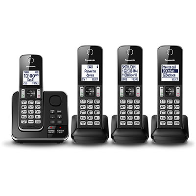 Système téléphonique sans fil numérique avec répondeur Panasonic - KX-TGD394 - Panasonic