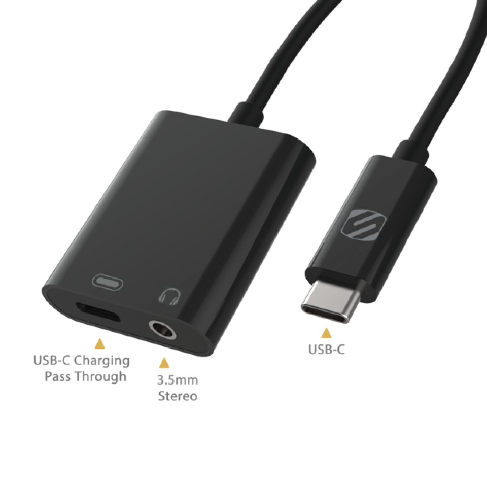 Adaptateur audio avec port de charge USB-C - CAAP-SP - Divers