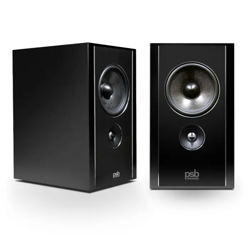 Synchrony B600 - Haut-Parleur de Bibliothèque Premium (Paire) - SynchronyB600NoirPiano - PSB